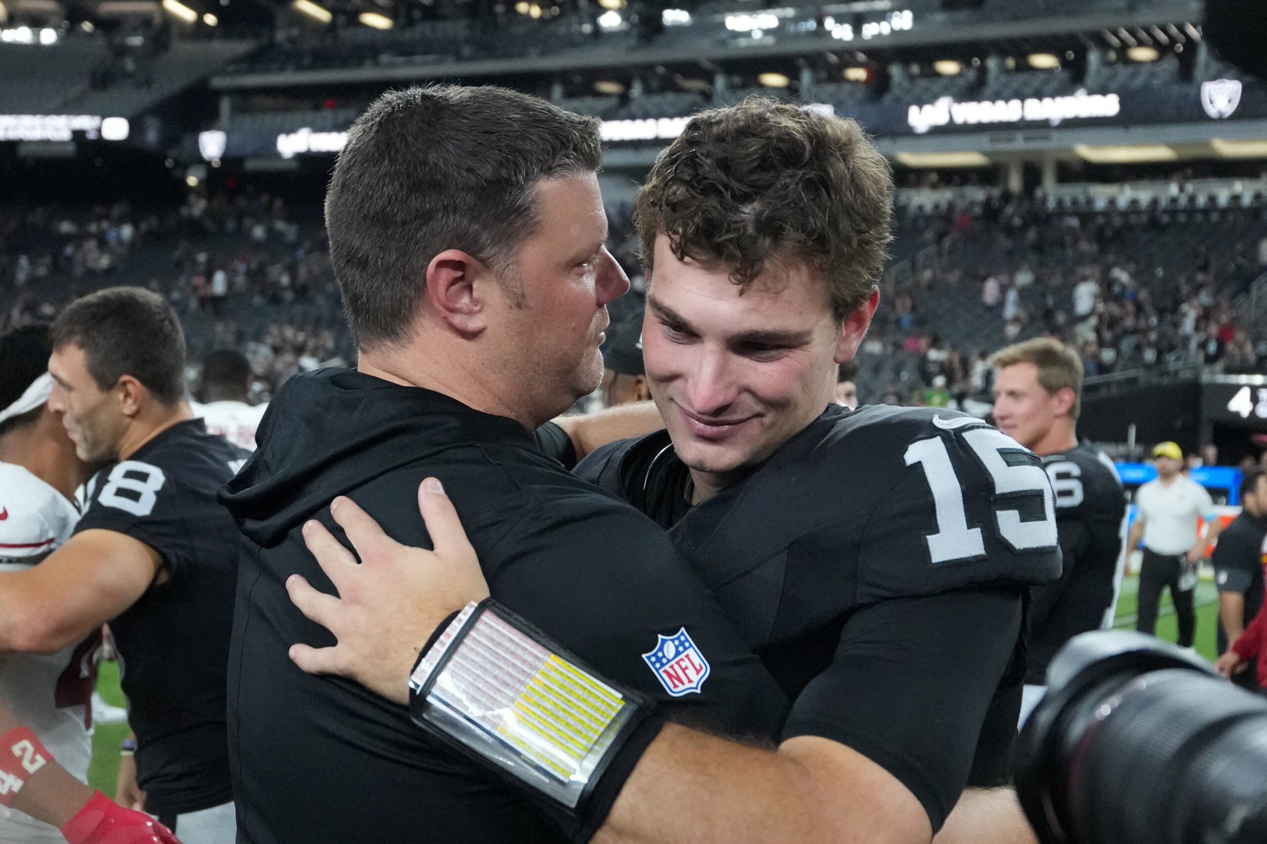 Las Vegas Raiders rookie quarterback Fernando Mendoza