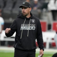 Las Vegas Raiders head coach Klint Kubiak