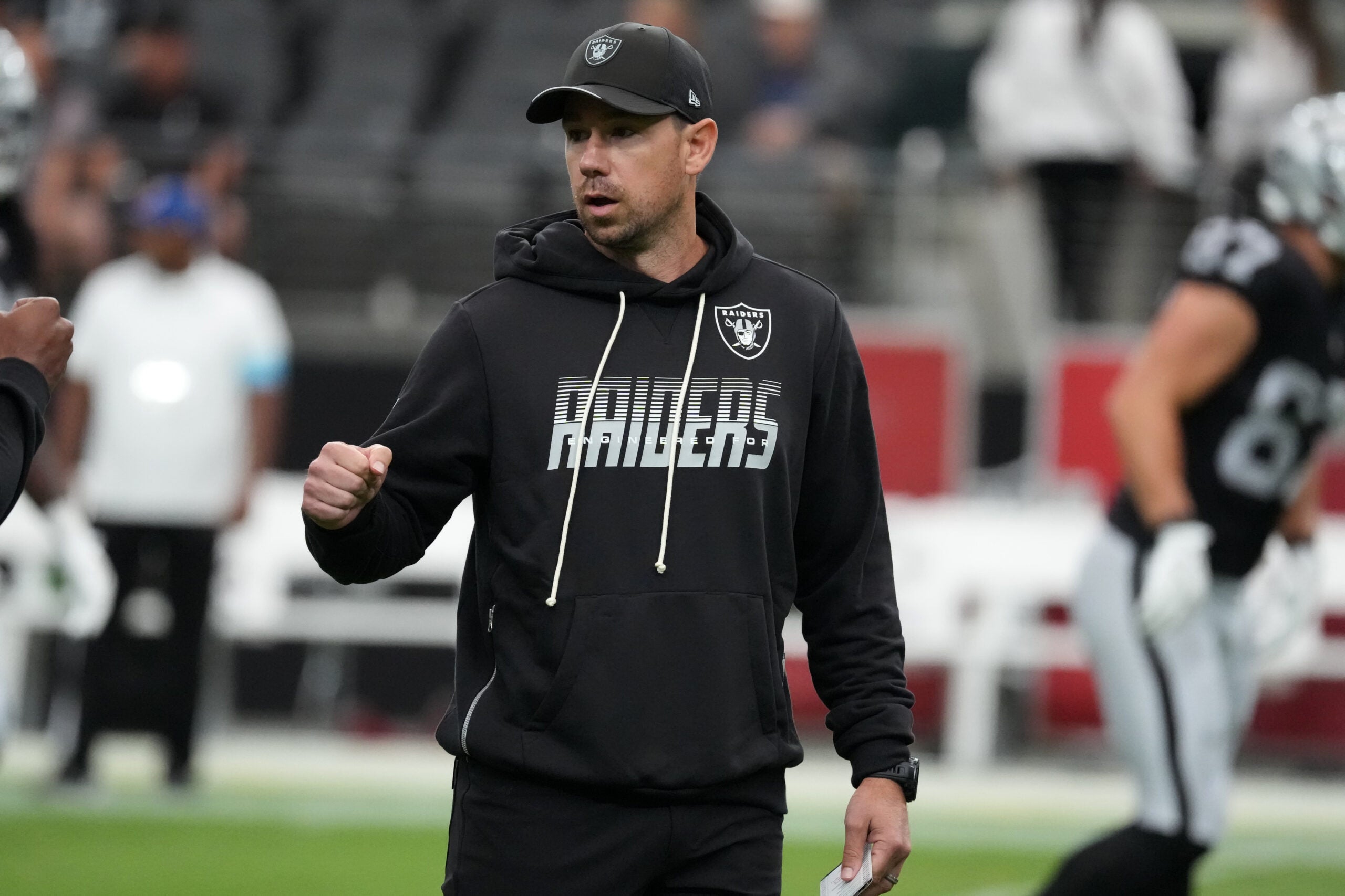 Las Vegas Raiders head coach Klint Kubiak
