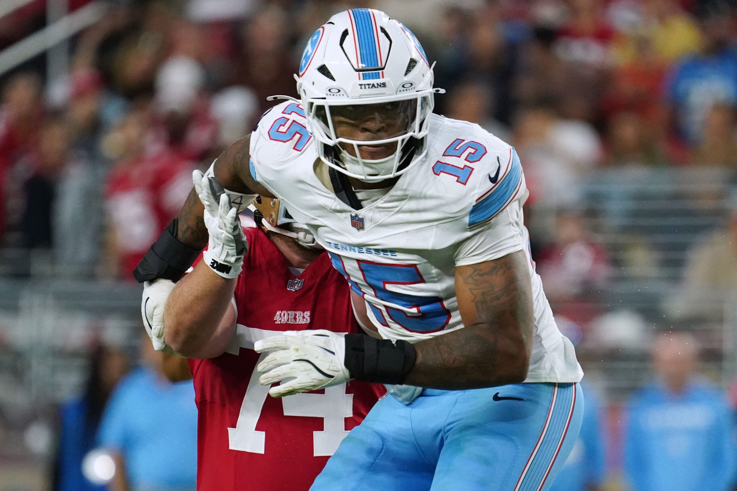 Keldric Faulk is one of a few promising rookies on the Titans roster.
