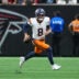 Jarrett Stidham and the Broncos dominated the Falcons in the first preseason game on Friday night.