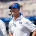 New York Giants head coach John Harbaugh watches from the sidelines during a preseason opening game between the New York Giants and Minnesota Vikings on Saturday, Aug. 15, 2026, at MetLife Stadium in East Rutherford, NJ.