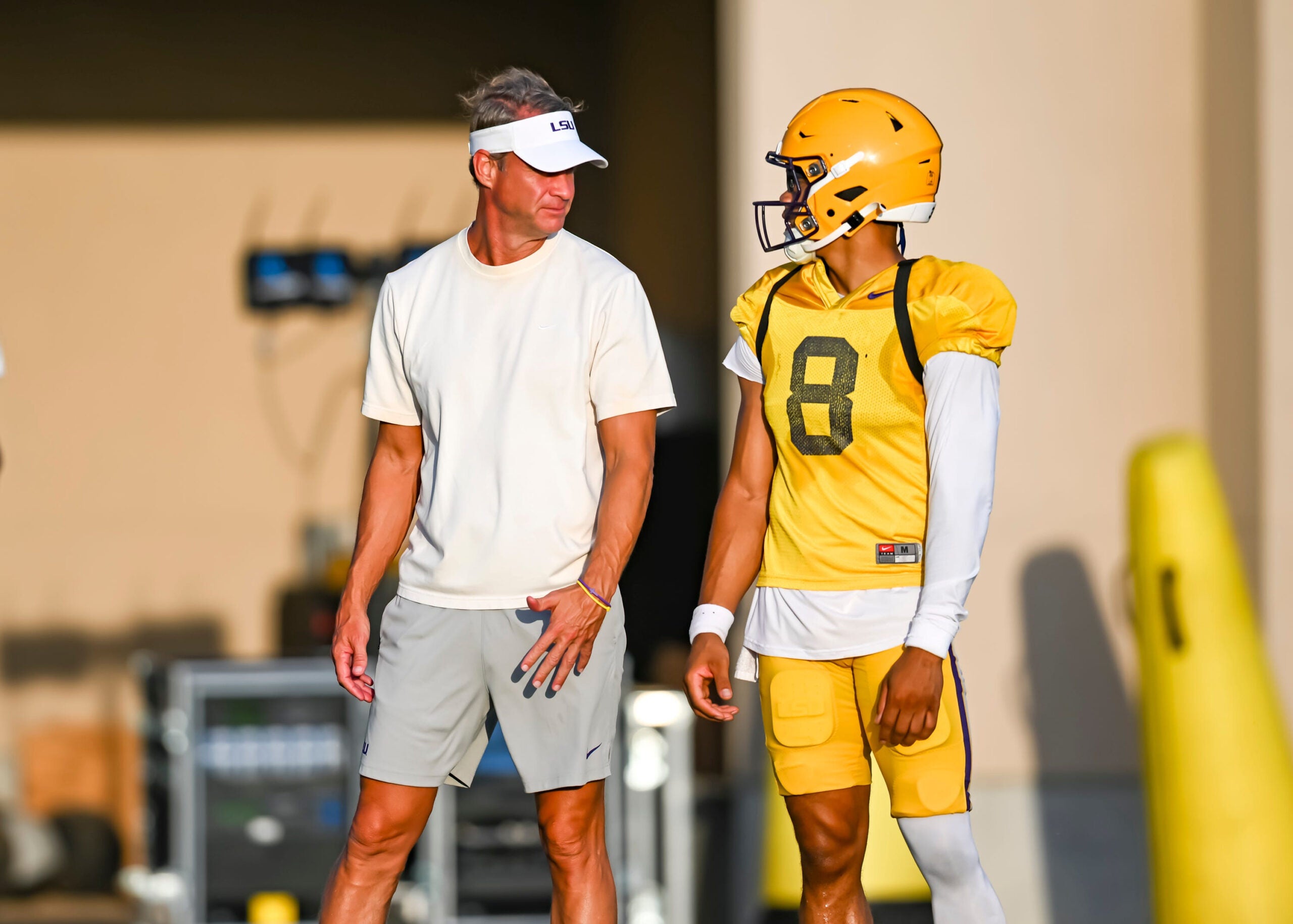 LSU Tigers head coach Lane Kiffin 2028 recruit Jaelyn Easterling-Flores