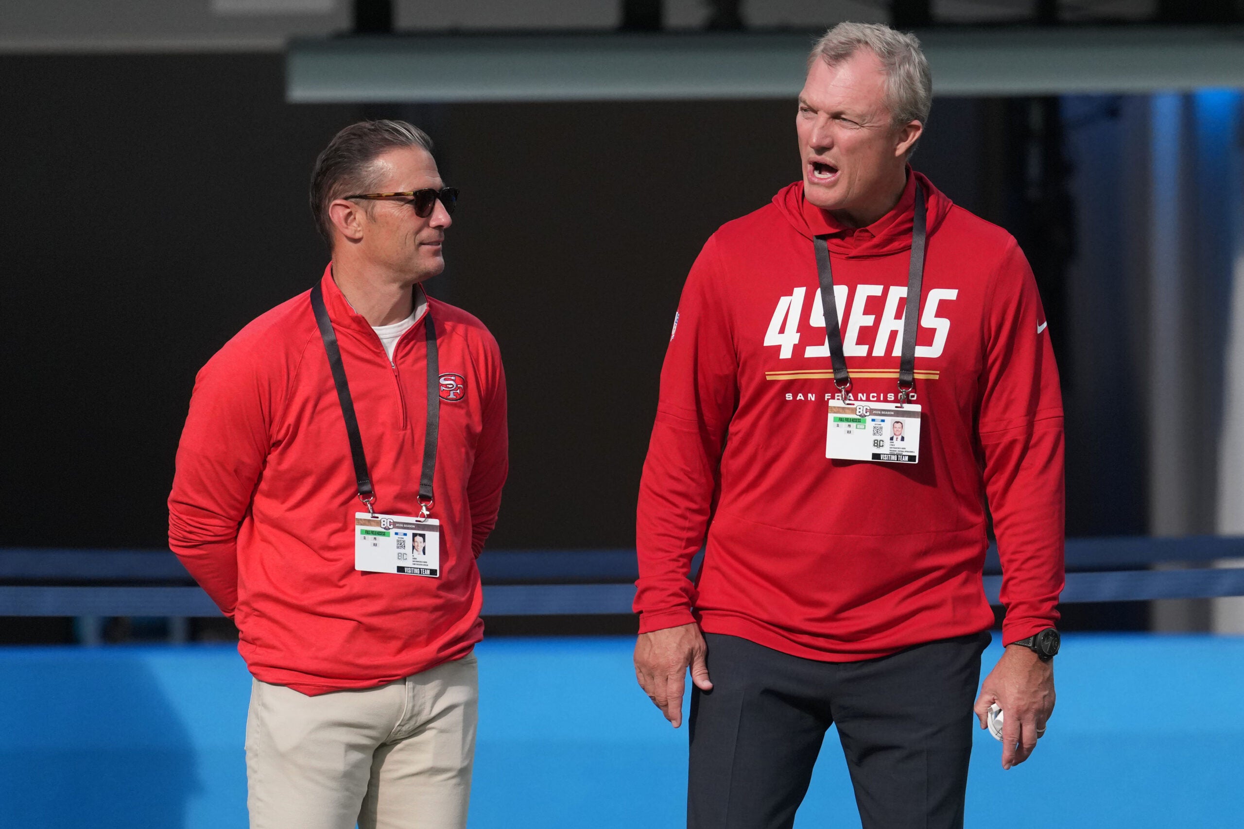 GM John Lynch gets the San Francisco 49ers roster of 90 down to 53.