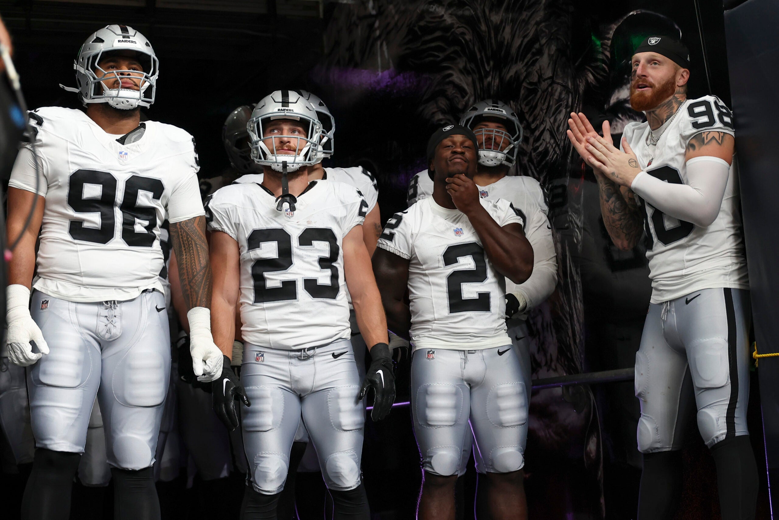 Las Vegas Raiders running back Ashton Jeanty