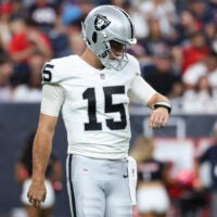 Las Vegas Raiders rookie quarterback Fernando Mendoza head coach Klint Kubiak