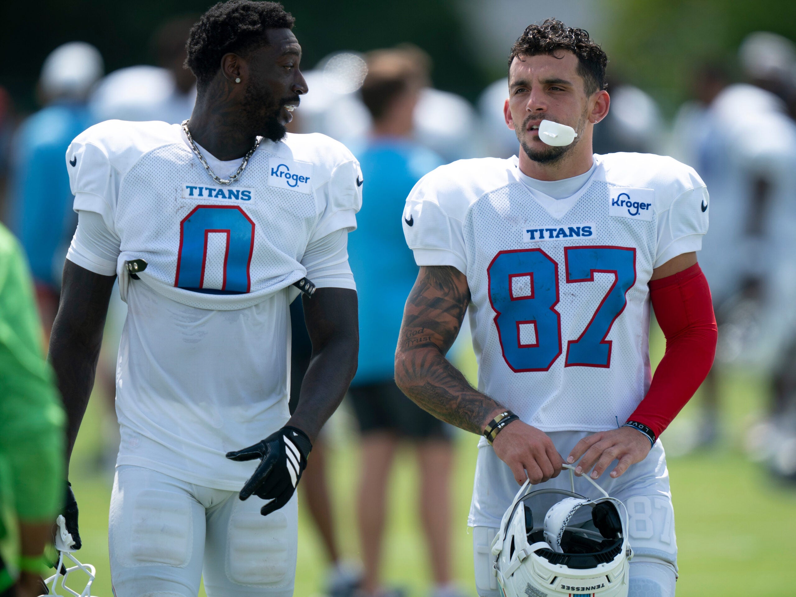 Tennessee Titans joint practice Chicago Bears Seattle Seahawks