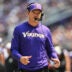 Aug 22, 2026; Minneapolis, Minnesota, USA; Minnesota Vikings head coach Kevin O'Connell reacts during the fourth quarter against the Baltimore Ravens at U.S. Bank Stadium.