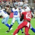 Aug 22, 2026; Glendale, Arizona, USA; Dallas Cowboys quarterback Joe Milton III (10) prepares to throw a pass in the first half against the Arizona Cardinals at State Farm Stadium.