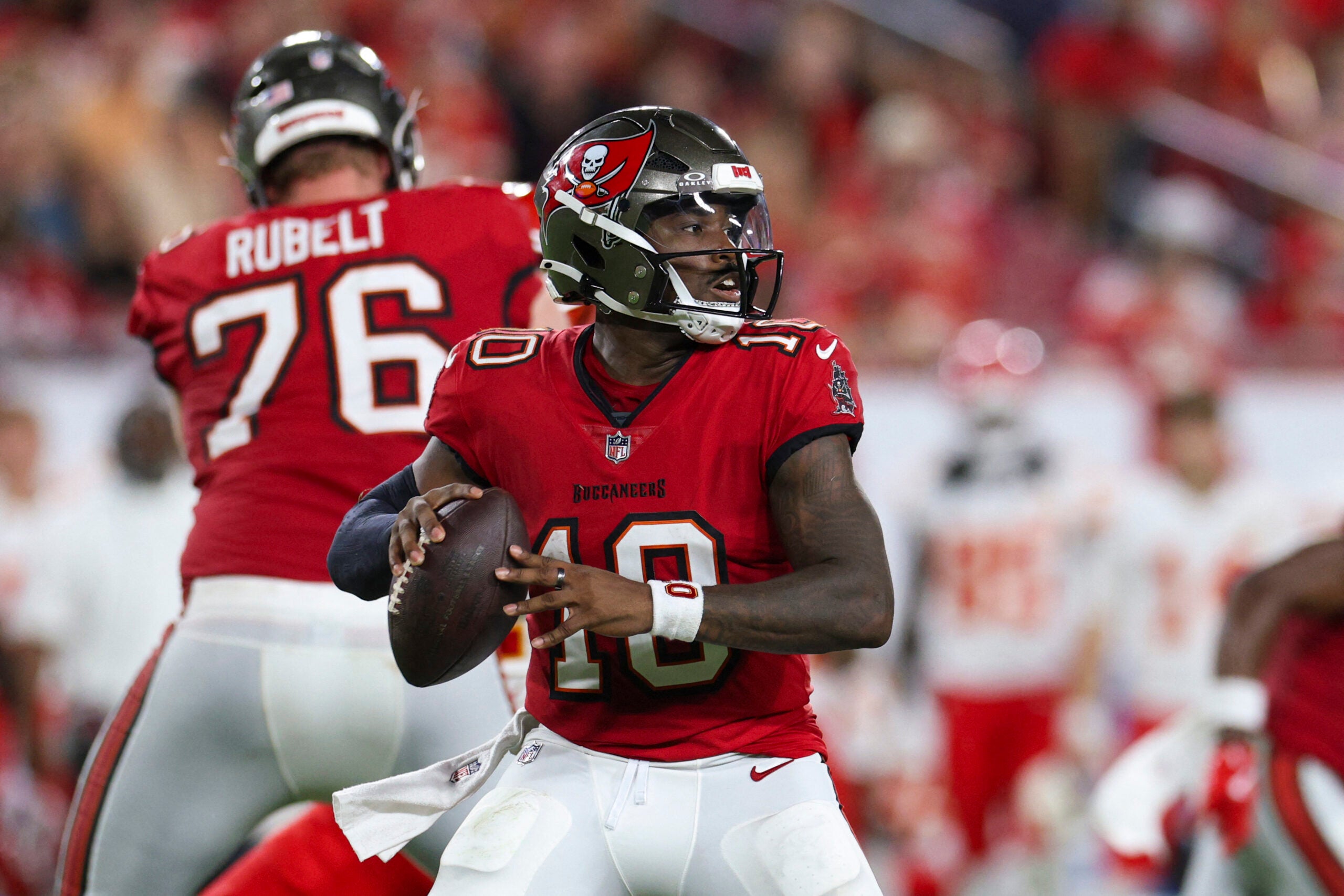 Get all the info you need on how to watch Jalon Daniels and the Buccaneers take on the Jaguars.