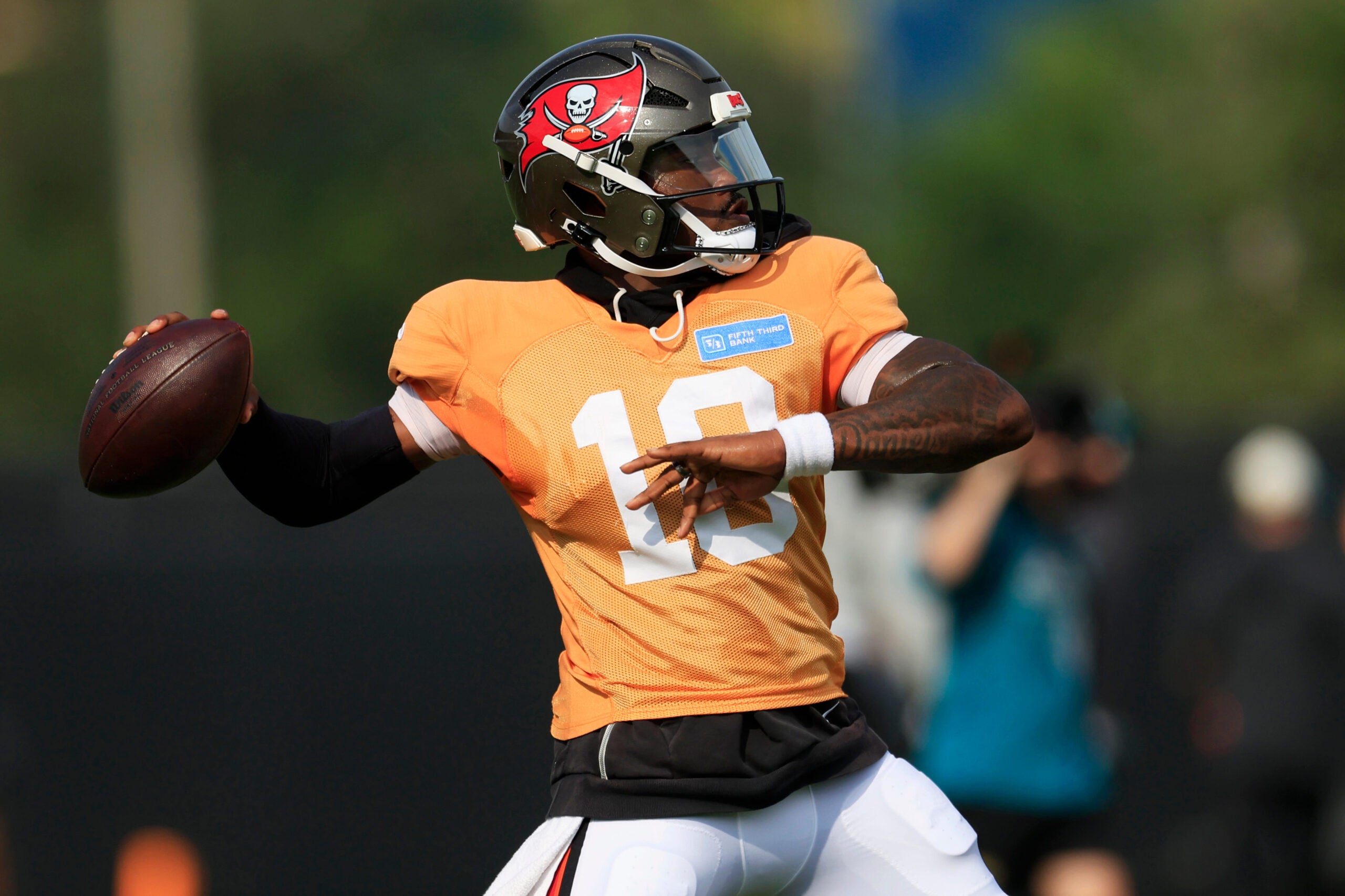 The Buccaneers 53-man roster is just days away from being crystalized. Photo By: Corey Perrine/Florida Times-Union / USA TODAY NETWORK via Imagn Images