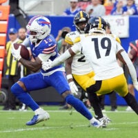 Buffalo Bills rookie WR Skyler Bell turned heads in their 28-27 comeback win over the Pittsburgh Steelers.