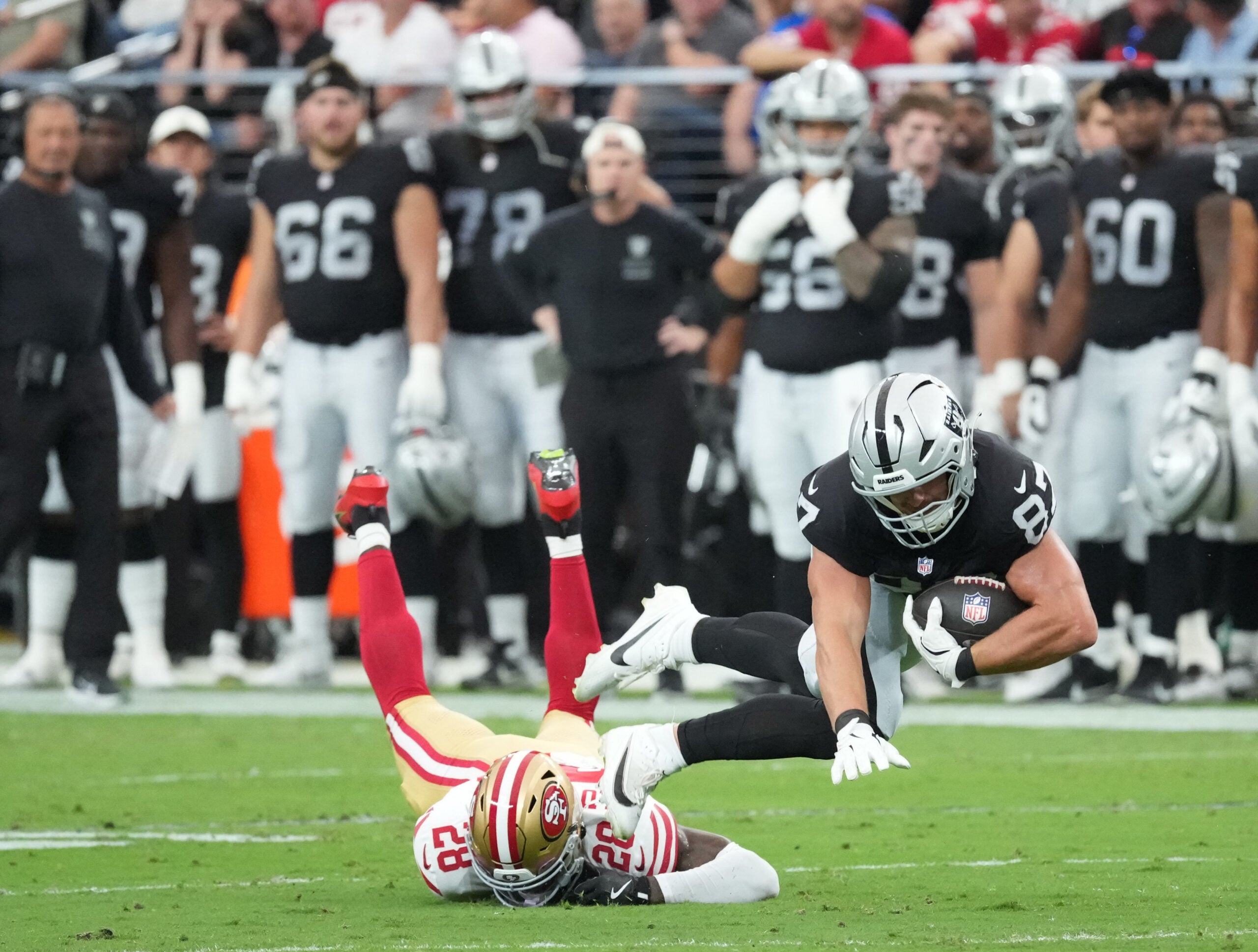 Las Vegas Raiders San Francisco 49ers Darrell Luter Jr.