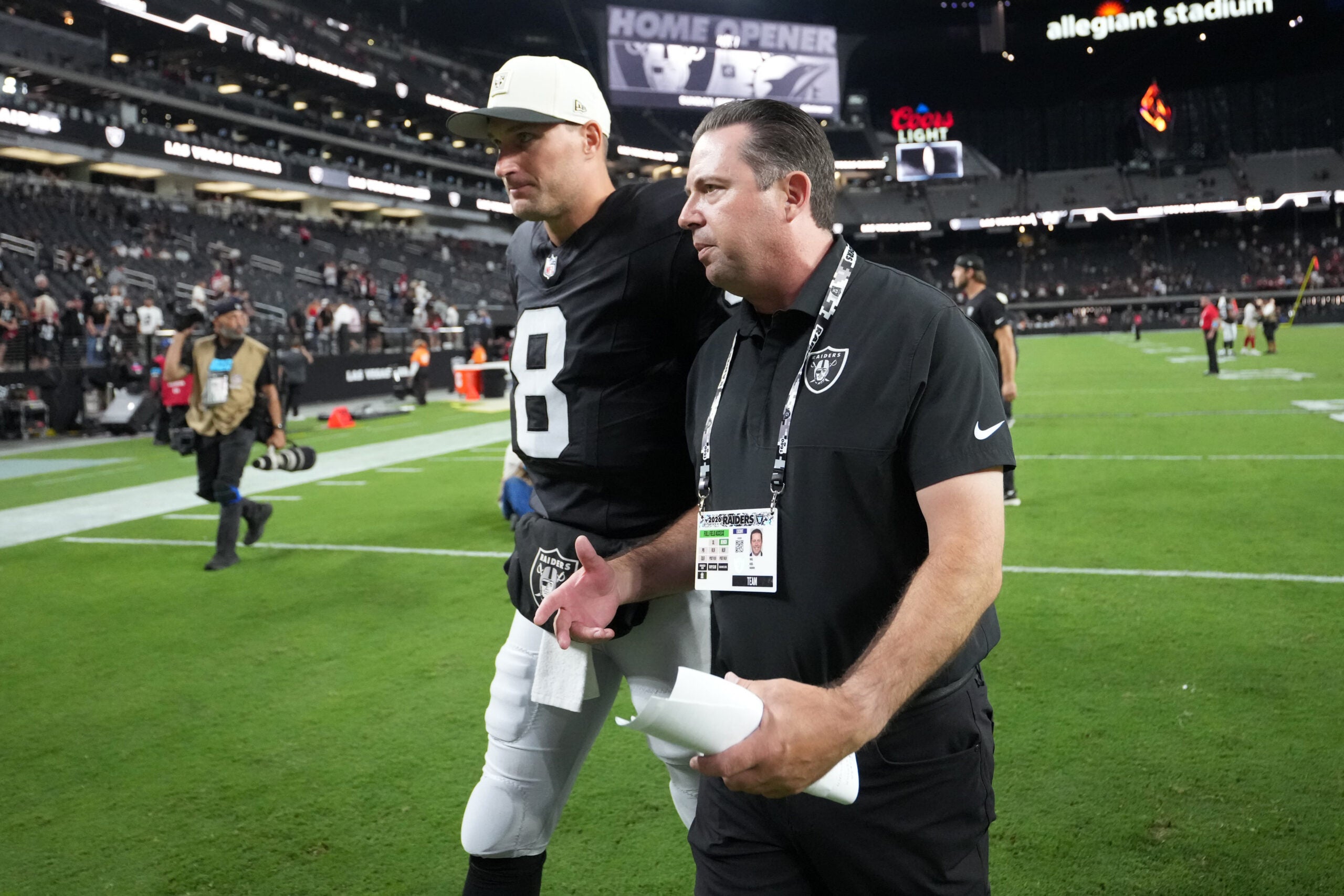 Las Vegas Raiders quarterback Kirk Cousins