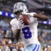 Aug 28, 2026; Arlington, Texas, USA; Dallas Cowboys wide receiver Camden Brown (6) catches a pass before the game against the New Orleans Saints at AT&T Stadium.