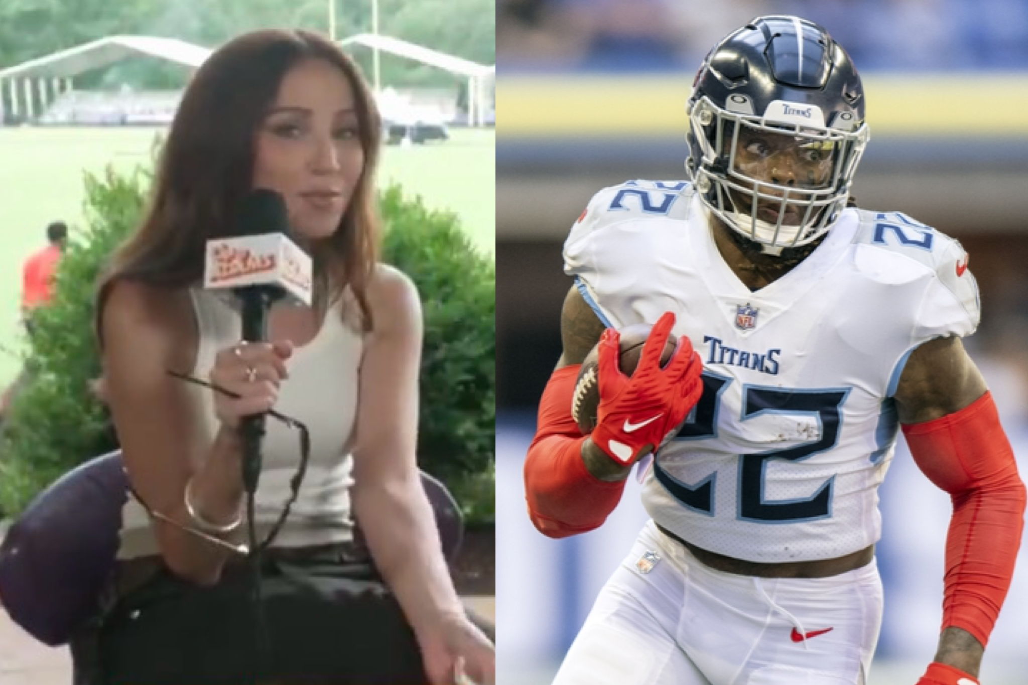 Kay Adams Derrick Henry Tennessee Titans Baltimore Ravens