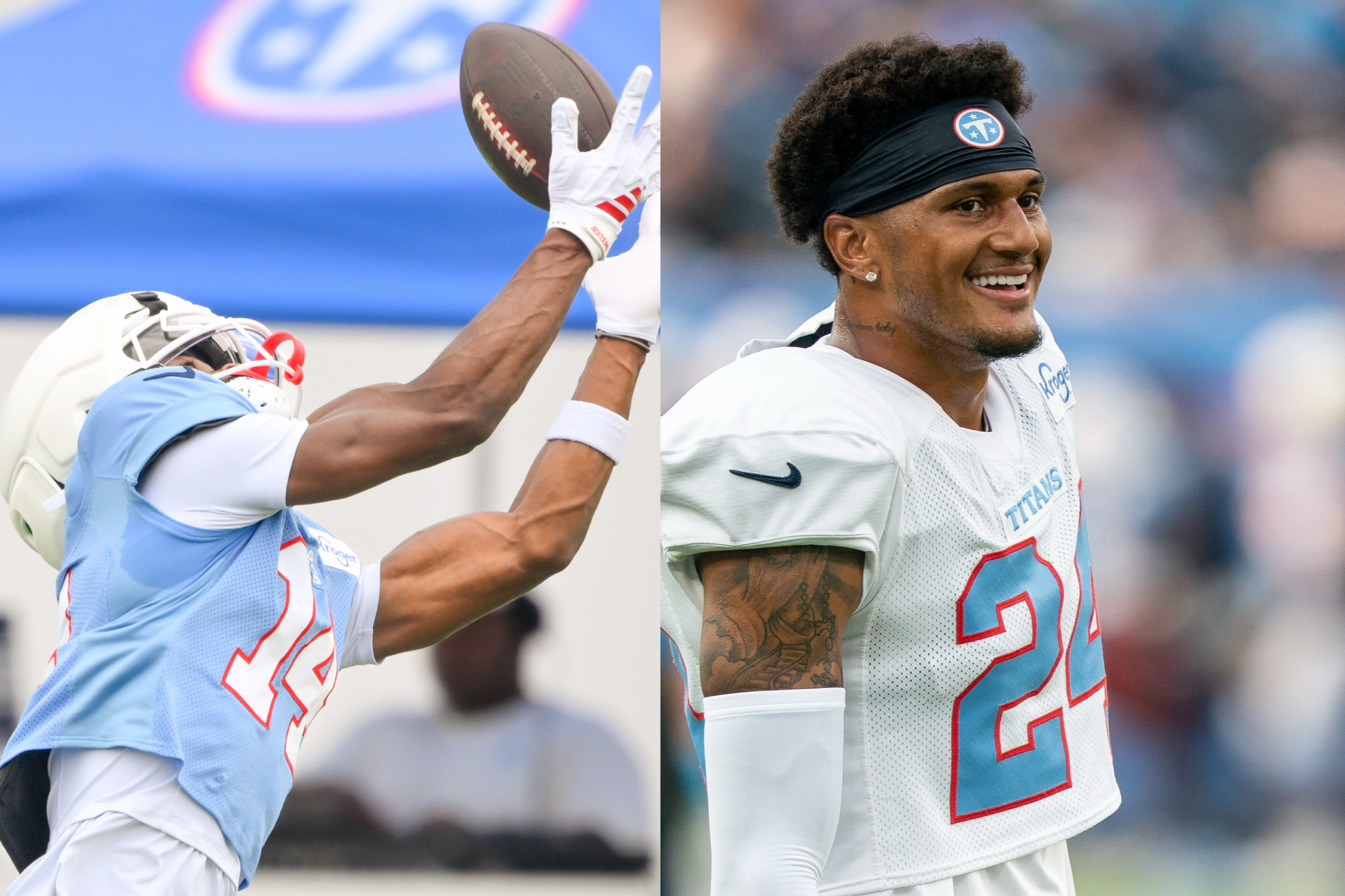 Carnell Tate Tennessee Titans training camp takeaways Alontae Taylor