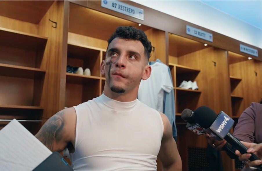 Tennessee Titans Press Conference Xavier Restrepo
