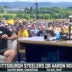 Pittsburgh Steelers quarterback Aaron Rodgers appears on the Pat McAfee show following practice on Monday, August 3rd, 2026.