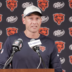Chicago Bears head coach Ben Johnson speaks with reporters following preseason opener.