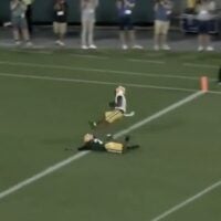 Matthew Golden caught a 55-yard touchdown on Family Night.