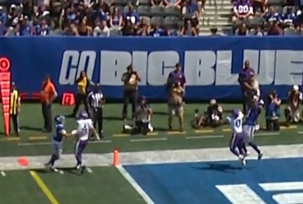 Malachi Fields scored his first NFL touchdown in the preseason against the Vikings.