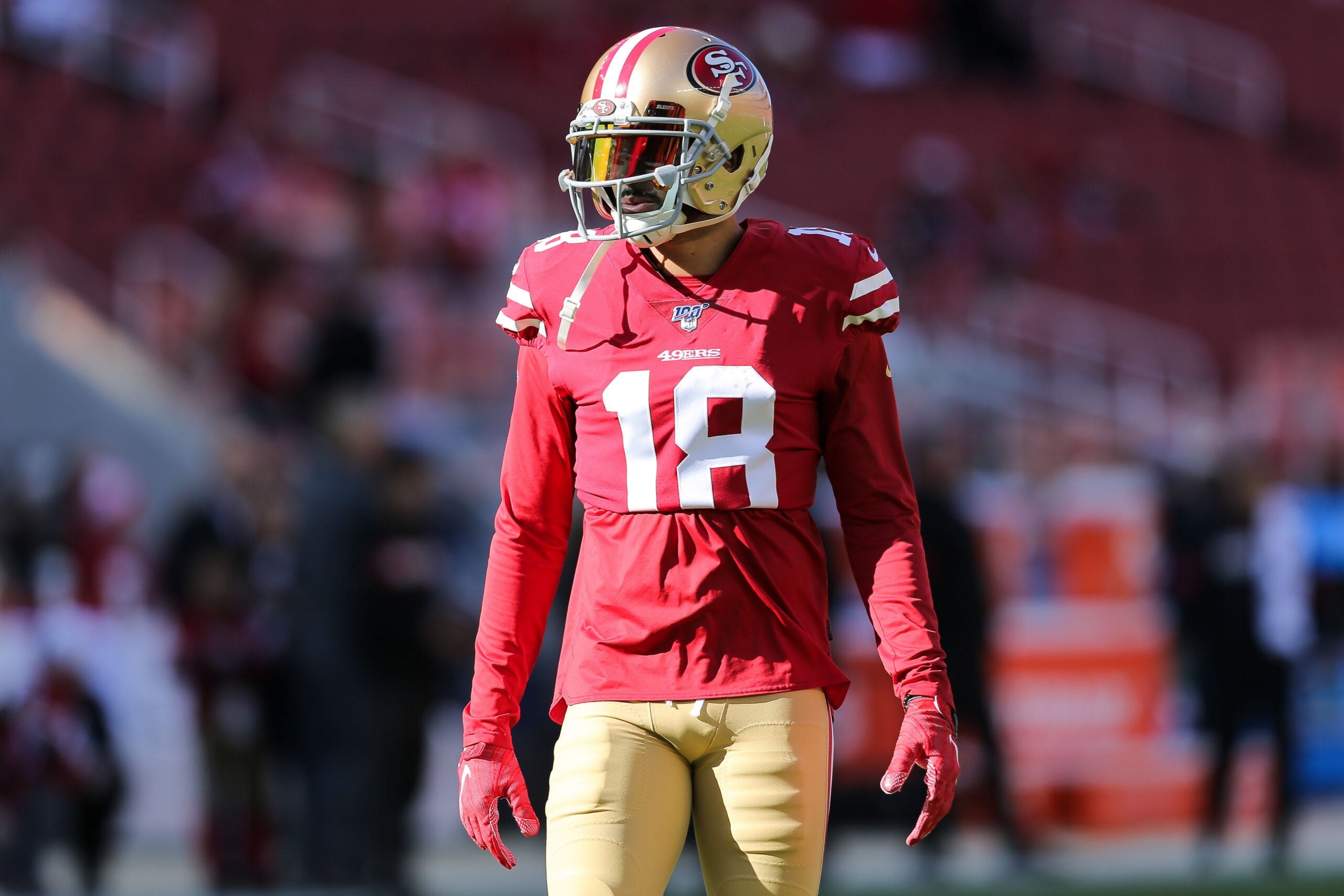 San Francisco 49ers bring back 2018 2nd-round pick in wide receiver Dante Pettis.