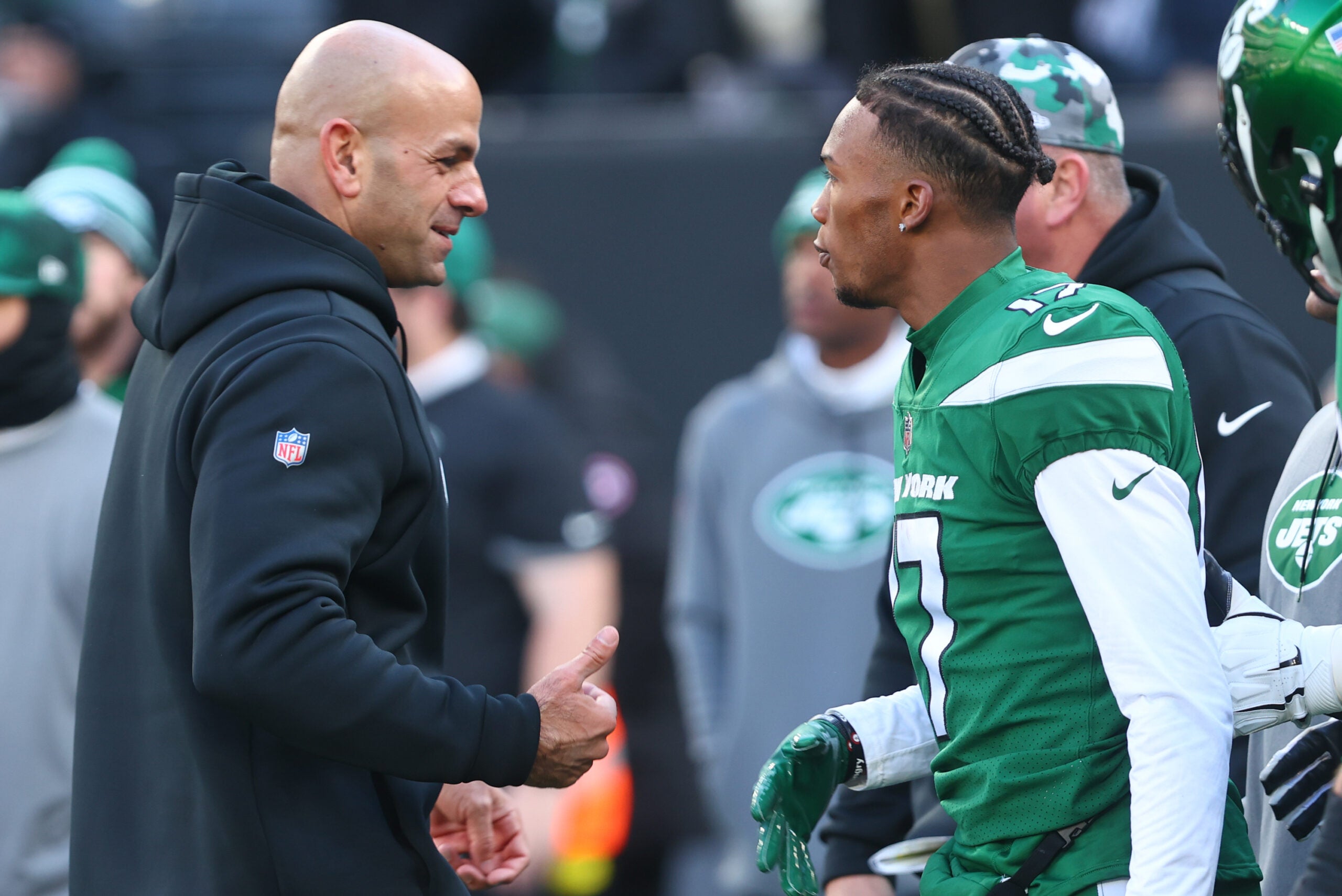 Former Jets HC Robert Saleh heaped praise on the team's potential on offense.