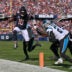Oct 6, 2024; Chicago, Illinois, USA; Chicago Bears quarterback Caleb Williams (18) runs the ball against the Carolina Panthers during the third quarter at Soldier Field.