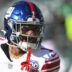 Jan 5, 2025; Philadelphia, Pennsylvania, USA; New York Giants wide receiver Malik Nabers (1) against the Philadelphia Eagles at Lincoln Financial Field.