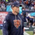 Sep 8, 2025; Chicago, Illinois, USA; Chicago Bears head coach Ben Johnson before the game against the Minnesota Vikings at Soldier Field.
