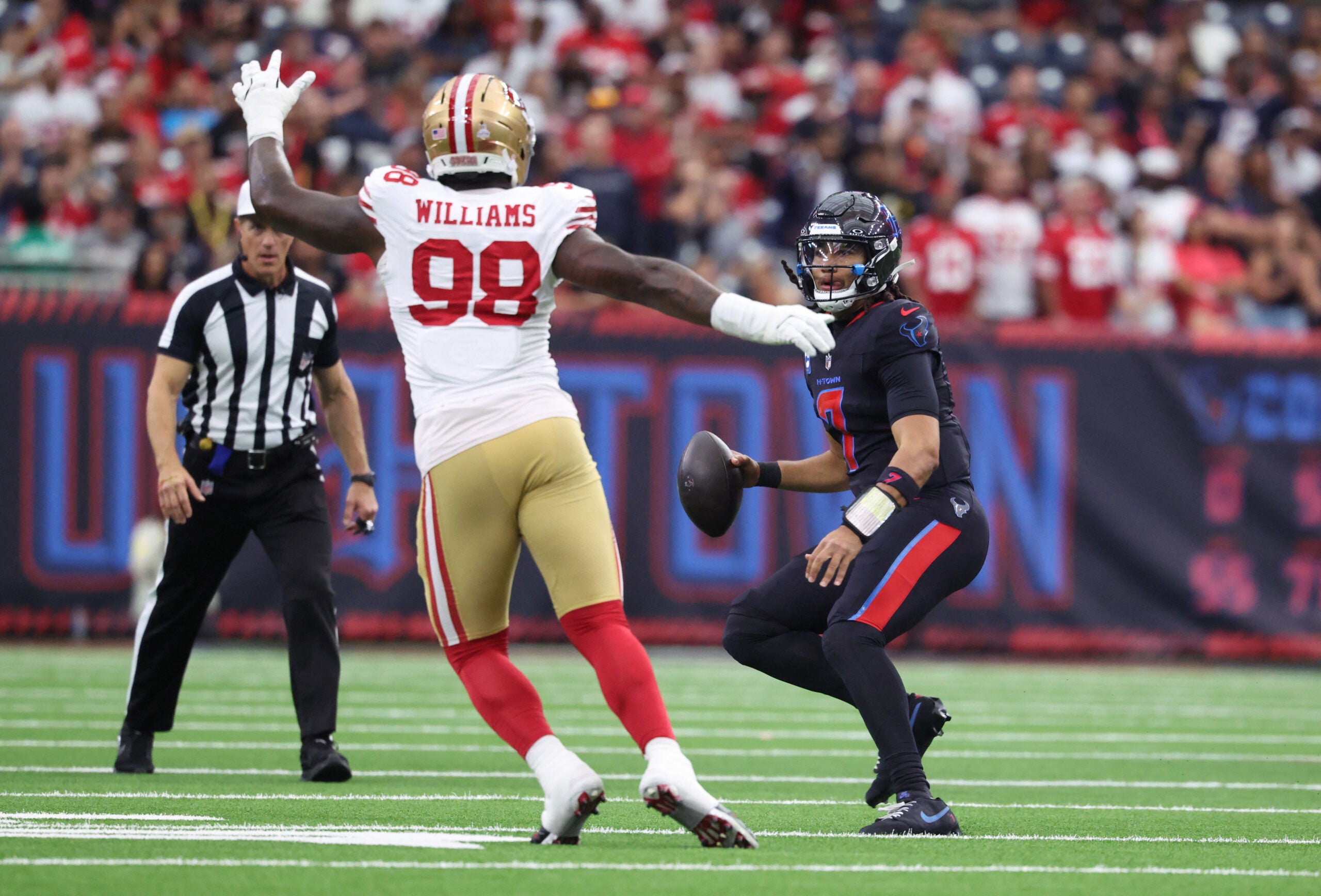 San Francisco 49ers Defensive End Mykel Williams is expected to make his return soon.