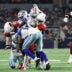 Nov 3, 2025; Arlington, Texas, USA; Arizona Cardinals wide receiver Greg Dortch (4) runs against Dallas Cowboys safety Markquese Bell (14) in the first half at AT&T Stadium.