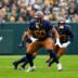 Nov 2, 2025; Green Bay, Wisconsin, USA; Green Bay Packers offensive linenam Zach Bako-Bewele (50) during the game against the Carolina Panthers at Lambeau Field.