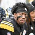 Nov 16, 2025; Pittsburgh, Pennsylvania, USA; Pittsburgh Steelers cornerback Joey Porter Jr. (24) looks on from the bench before the game against the Cincinnati Bengals at Acrisure Stadium.