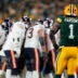Dec 7, 2025; Green Bay, Wisconsin, USA; Green Bay Packers defensive end Micah Parsons (1) looks on during the game against the Chicago Bears at Lambeau Field.