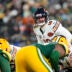 Dec 7, 2025; Green Bay, Wisconsin, USA; Chicago Bears quarterback Caleb Williams (18) during the game against the Green Bay Packers at Lambeau Field.
