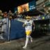 Green Bay Packers guard Aaron Banks (65) takes to the field before their game against the Chicago Bears Saturday, December 20, 2025 at Soldier Field in Chicago, Illinois.