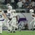 Dec 25, 2025; Minneapolis, Minnesota, USA; Minnesota Vikings safety Harrison Smith (22) celebrates after catching an interception against the Detroit Lions in the third quarter at U.S. Bank Stadium.