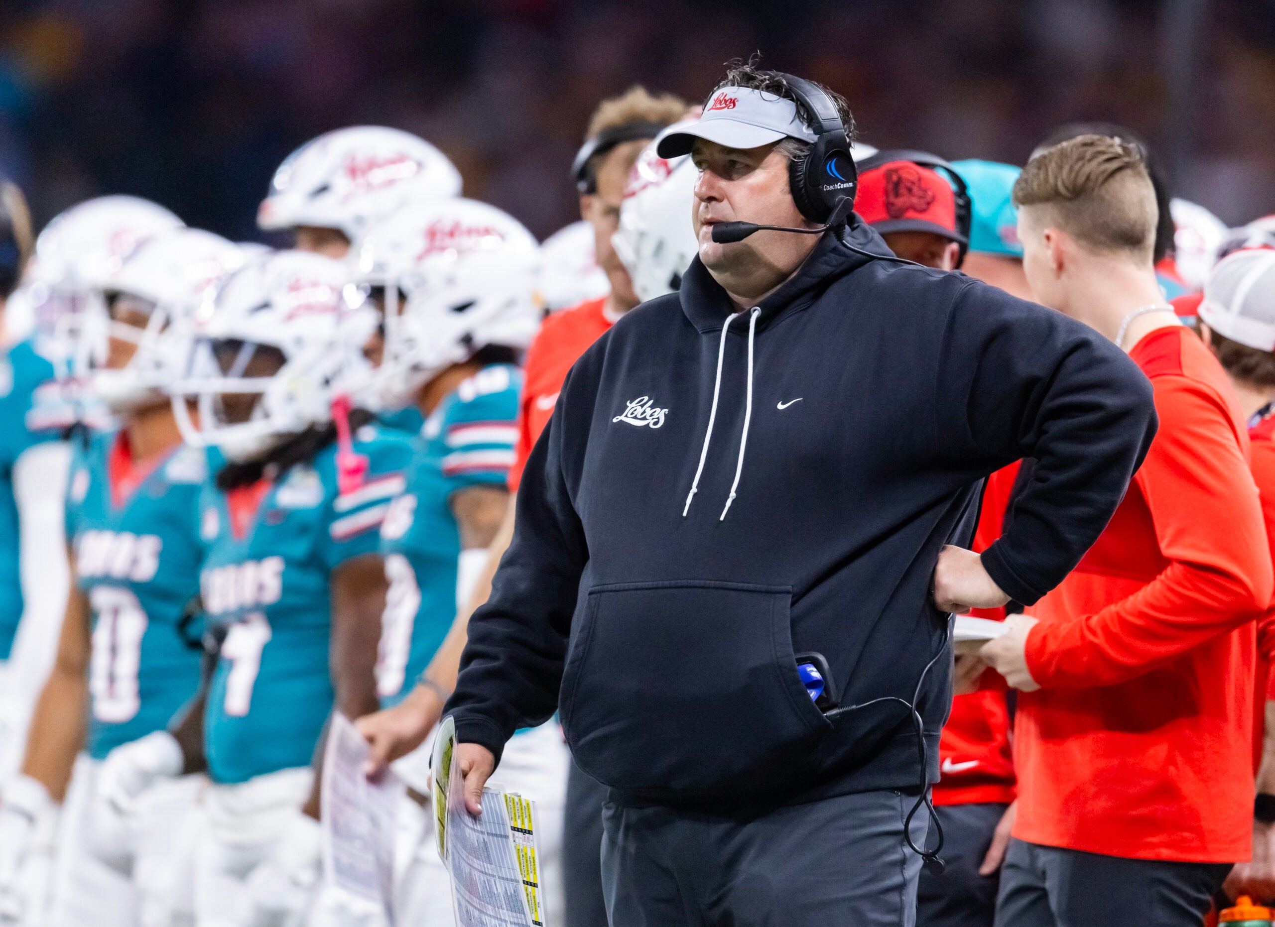 Oklahoma Sooners New Mexico Lobos head coach Jason Eck