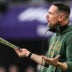 Jan 4, 2026; Minneapolis, Minnesota, USA; Green Bay Packers head coach Matt Lafleur reacts to a play against the Minnesota Vikings during the third quarter at U.S. Bank Stadium.