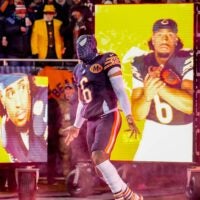 Jan 10, 2026; Chicago, IL, USA; Chicago Bears cornerback Kyler Gordon (6) takes the field prior to an NFC Wild Card Round game against the Green Bay Packers at Soldier Field.