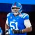 Jan 8, 2026; Glendale, AZ, USA; Mississippi Rebels defensive tackle Zxavian Harris (51) against the Miami Hurricanes during the 2026 Fiesta Bowl and semifinal game of the College Football Playoff at State Farm Stadium.