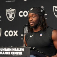 Las Vegas Raiders running back Ashton Jeanty
