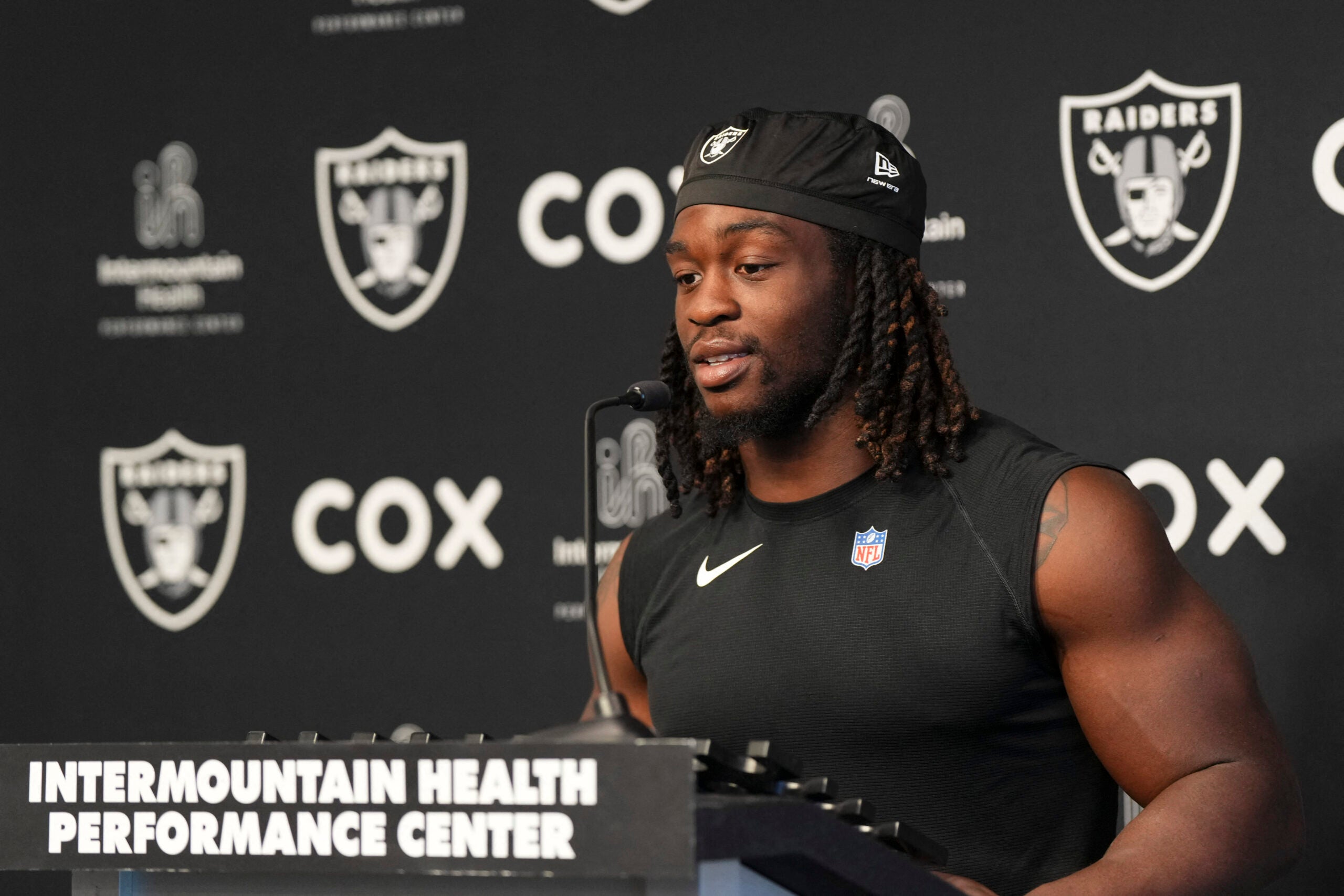 Las Vegas Raiders running back Ashton Jeanty