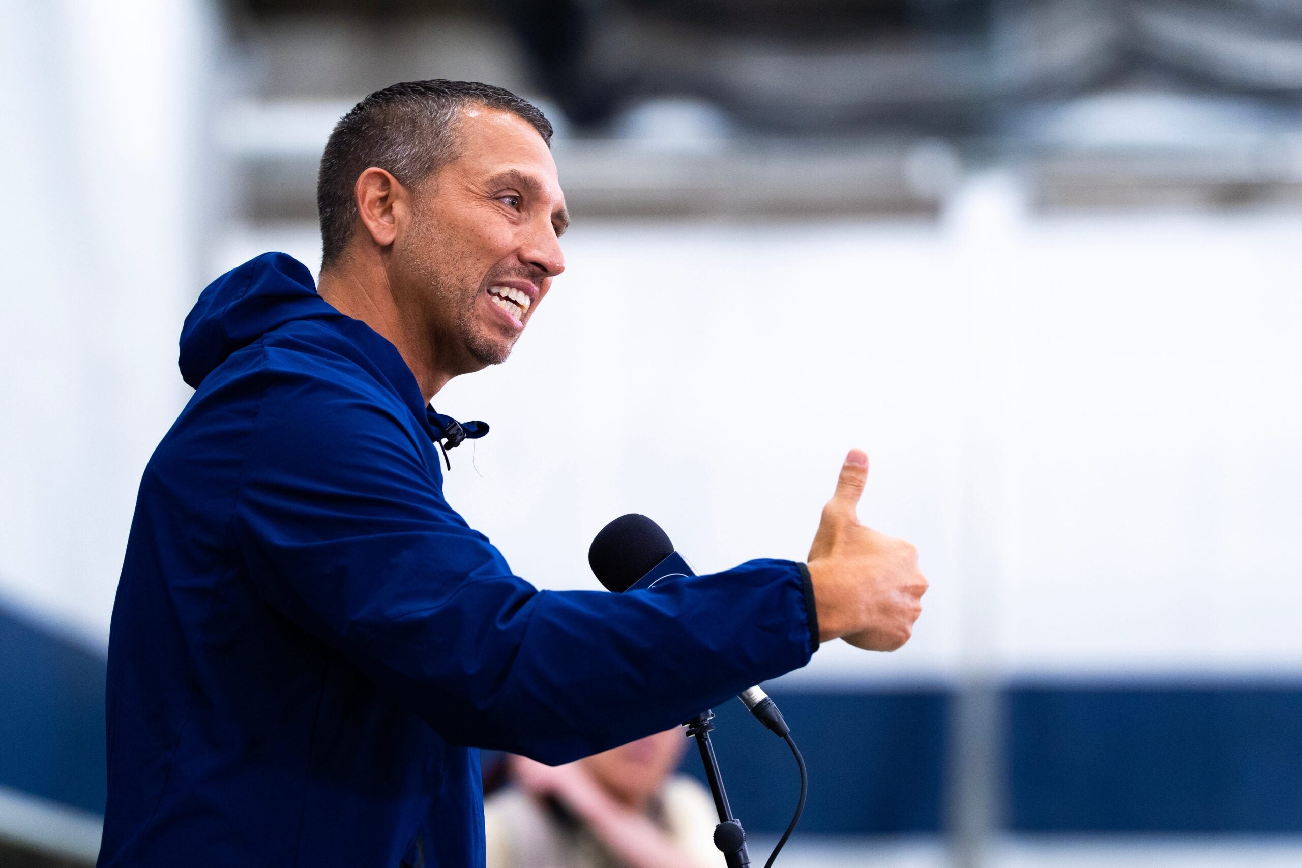 Penn State football head coach Matt Campbell