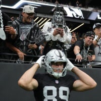 Las Vegas Raiders tight end Brock Bowers Klint Kubiak