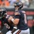 Aug 15, 2026; Chicago, Illinois, USA; Chicago Bears quarterback Case Keenum (11) looks to pass the ball against the Cleveland Browns during the second half at Soldier Field.