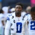 Aug 15, 2026; Seattle, Washington, USA; Dallas Cowboys linebacker DeMarvion Overshown (0) during the game against the Seattle Seahawks at Lumen Field.