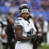 Aug 15, 2026; Baltimore, Maryland, USA; Philadelphia Eagles defensive tackle Jalen Carter (98) warms up before a game against the Baltimore Ravens at M&T Bank Stadium.